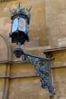 Vienna, Austria. Beautiful iron ornate lamp. Art Print